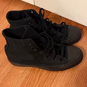 Converse Black High-Top Canvas Sneakers